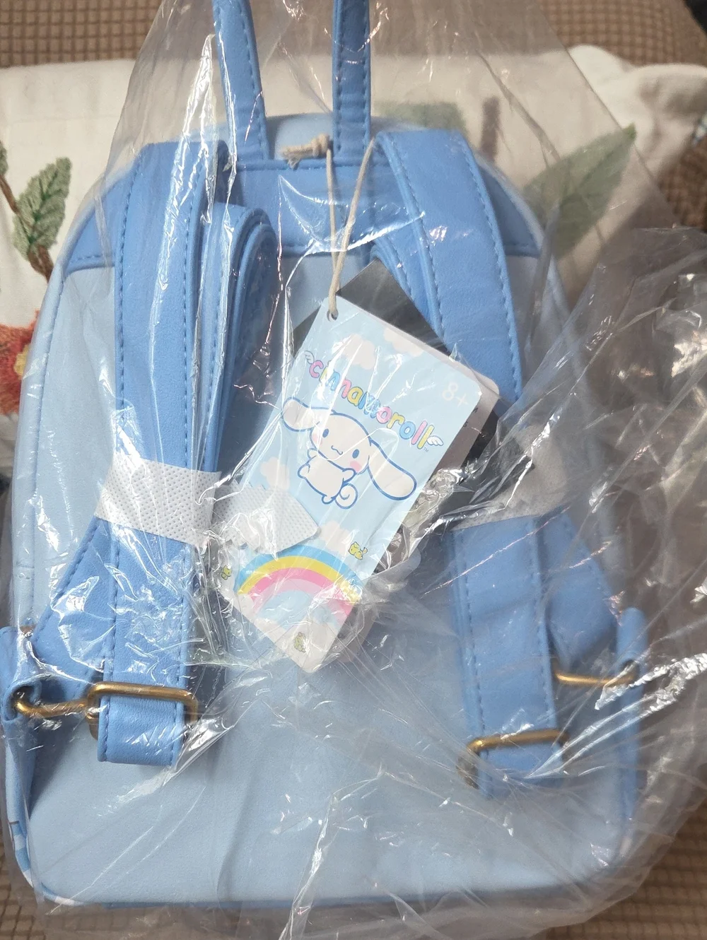 NWT Sanrio Loungefly Cinnamoroll Blue Backpack